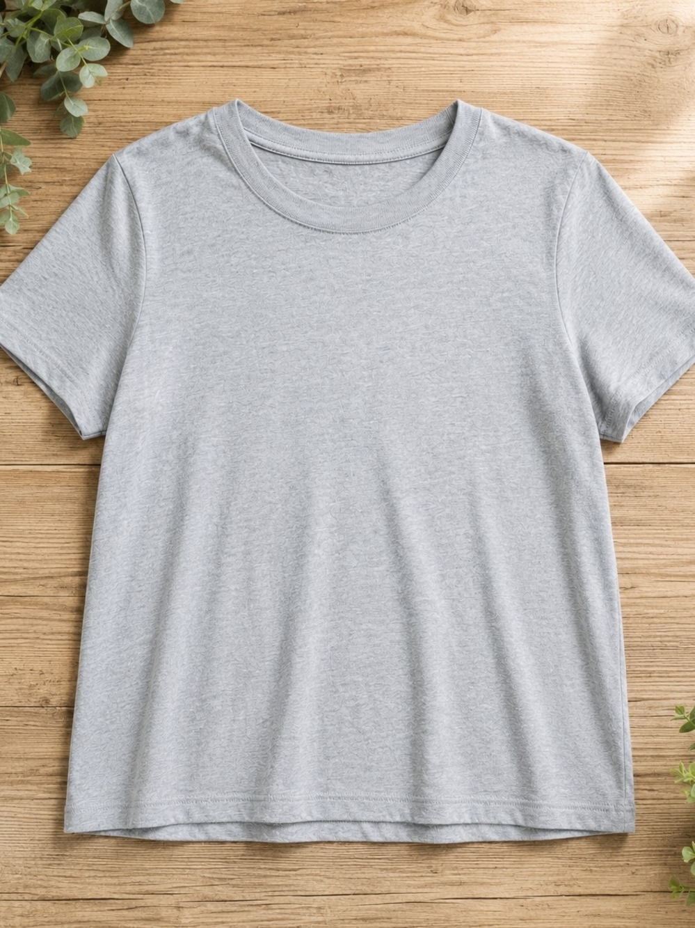Madewell Heather Gray Crewneck T-Shirt Women's Medium Soft Cotton Tee